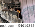 Charcoal furnace make for gold Buddha statue 54919242