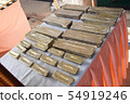 gold in  thai temple make for Buddha statue 54919246