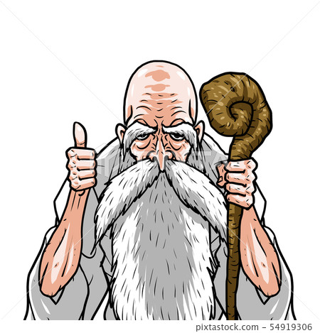 God white kimono left cane right good job 54919306