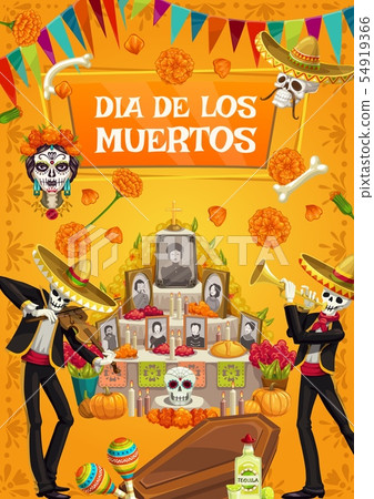 Dia de los Muertos, Day of Dad skeleton fiesta Dia de los Muertos, Day of Dad skeleton fiesta 54919366