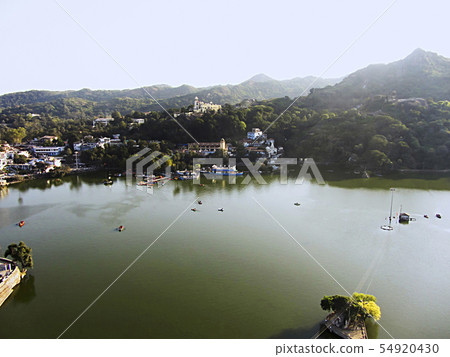Aerial View, Nakki Lake, Mount Abu, Rajasthan. 54920430