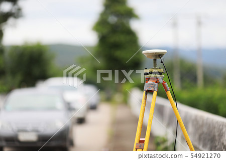 GPS surveying in field, Global Positioning System. GPS surveying in field, Global Positioning System. 54921270