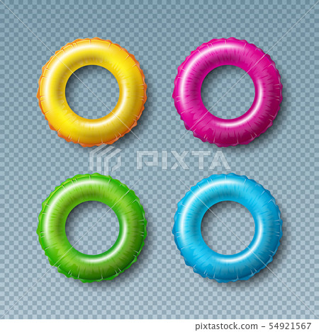 Vector Illustration with Colorful Float...-插圖素材 [54921567] - PIXTA圖庫