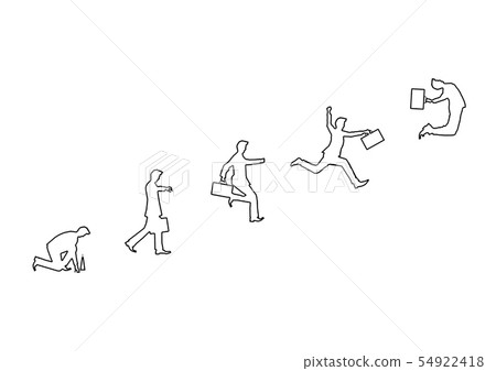 插图素材: 商人的剪影 查看全部