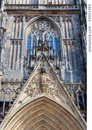 facade of Magdeburg Cathedral facade of Magdeburg Cathedral 54922469