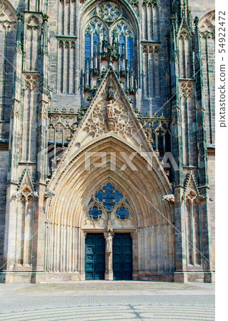 facade of Magdeburg Cathedral facade of Magdeburg Cathedral 54922472
