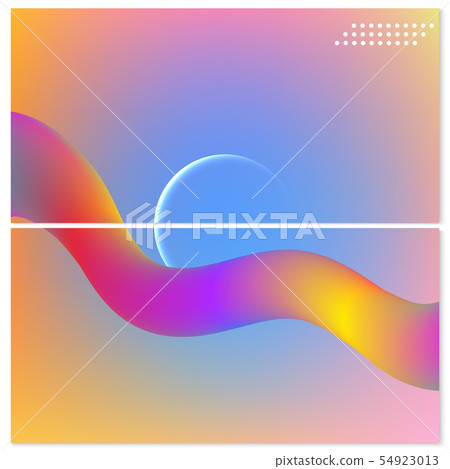 Abstract backgrounds. Creative colored wallpapers 54923013