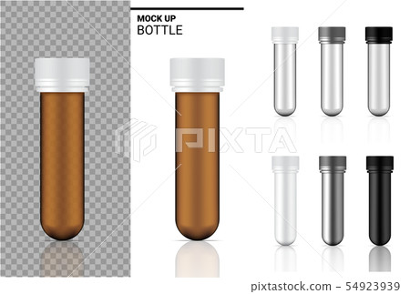 Medicine Bottle Mock up Realistic transparent Medicine Bottle Mock up Realistic transparent 54923939