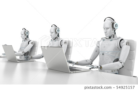 robot call center robot call center 54925157