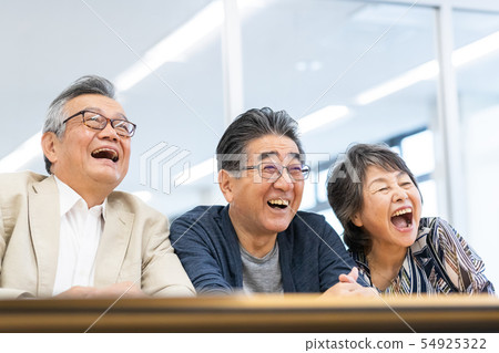 person, friendly, colleagues 54925322