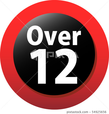 R Designation R-12 12 Prohibition Sign Youth Content Prohibition Illustration R Designation R-12 12 Prohibition Sign Youth Content Prohibition Illustration 54925656