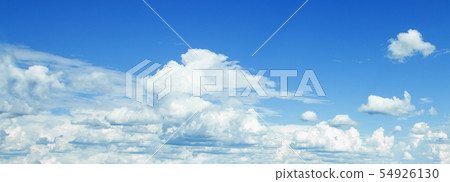 Blue sky clouds background. Beautiful landscape Blue sky clouds background. Beautiful landscape 54926130