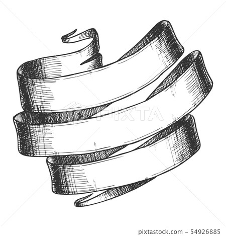 Decoration Element Swirl Ribbon Vintage Vector Decoration Element Swirl Ribbon Vintage Vector 54926885