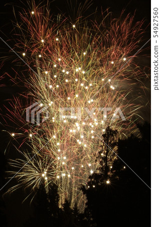Nice and colorful fireworks in italy Nice and colorful fireworks in italy 54927560
