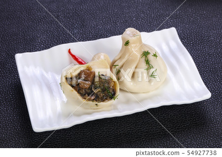 Caucasian traditional Khinkali 54927738