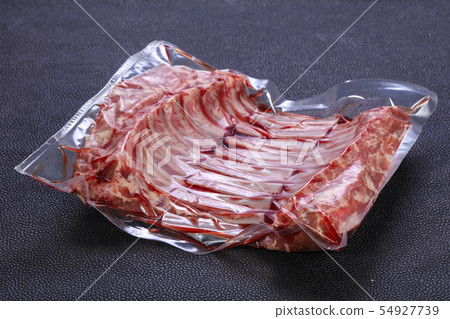 Raw rack of lamb 54927739