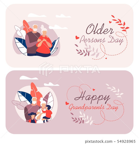 Informative Written Happy Grandparents Cartoon. Informative Written Happy Grandparents Cartoon. 54928965