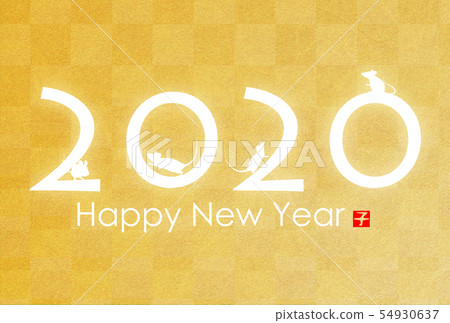 New Year's card 2020 54930637
