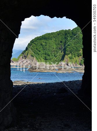 在北海道大學區長崎海灘上欣賞夏日風景 54930703