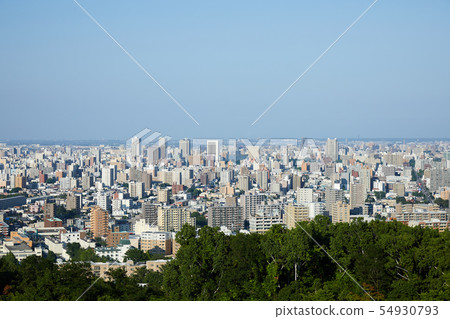 Sapporo scenery from the hill Sapporo scenery from the hill 54930793