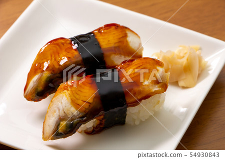 Eel nigiri sushi 2 Nuki. Eel nigiri sushi 2 Nuki. 54930843