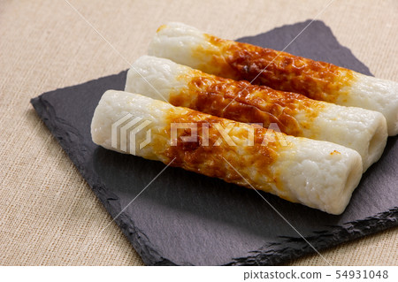 Grilled chicken meat on a slate plate. Grilled chicken meat on a slate plate. 54931048