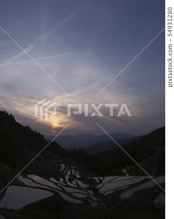 Rice terraces in Izumiya 54931280