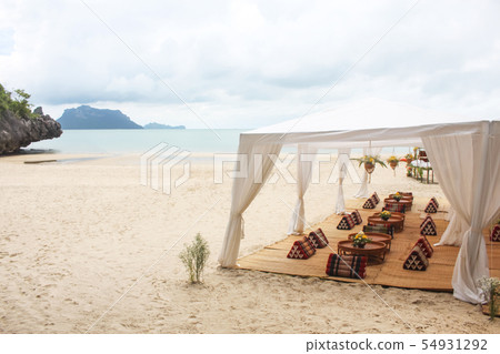 Seating comfort for the tourists on the tropical Seating comfort for the tourists on the tropical 54931292