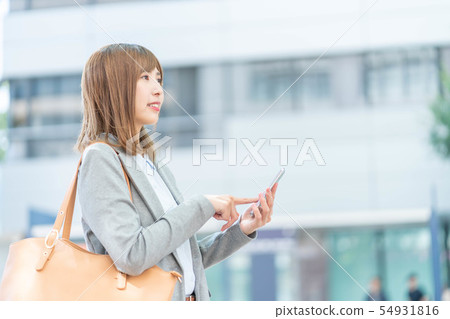 室外女商人少婦 室外女商人少婦 54931816