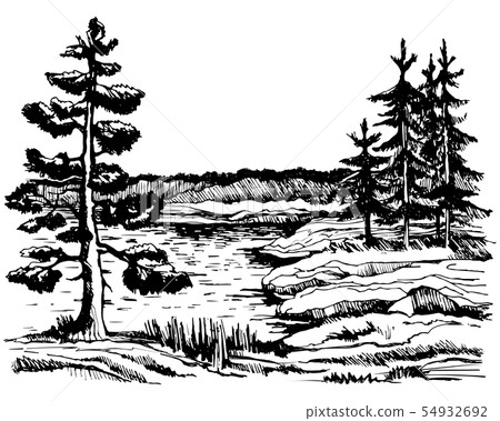 Canada background view of beautiful landscape 54932692