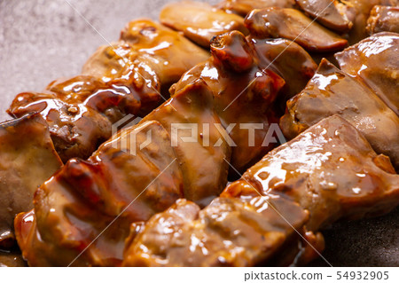 Yakitori (lever) up. 54932905