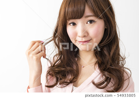 削減模型年輕女子 削減模型年輕女子 54933805