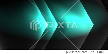 Neon color hexagon shapes, lines on black background. Modern template for web backdrop design Neon color hexagon shapes, lines on black background. Modern template for web backdrop design 54933809