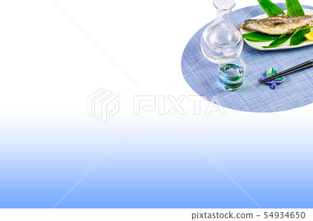 用鹽和冷的緣故烤的虹鱒魚 54934650