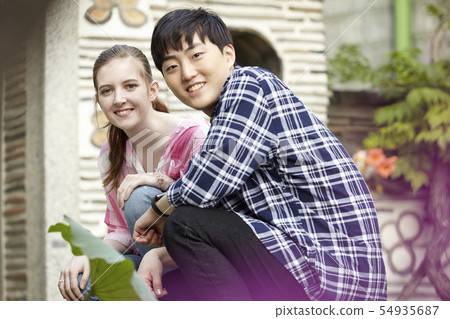 Couple, Dating, Dating, Travel, Tourism, Hanok, Korean Tradition, Bukchon Hanok Village, Bukchon, Jongno-gu, Seoul 54935687