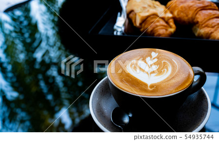 cup of hot coffee for morning drink. Fresh start 54935744