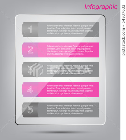 Info-graphic design template. Info-graphic design template. 54937632