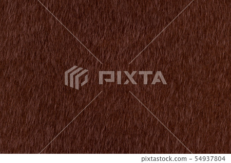 Dark brown animal hair texture background 54937804