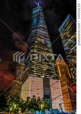 One World Trade Center at Night (New York) 54938219