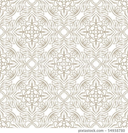 Italian ceramic tile pattern. Ethnic folk ornament. Italian ceramic tile pattern. Ethnic folk ornament. 54938780
