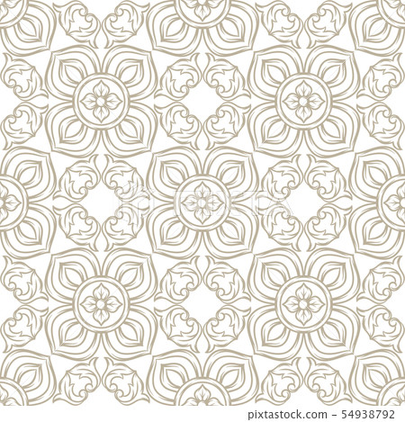 Italian ceramic tile pattern. Ethnic folk ornament. 54938792