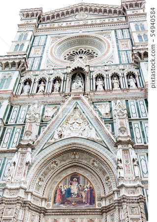 Facade of the beautiful Florence Cathedral 54940584