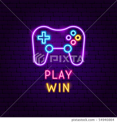 Play Win Neon Label 54940864