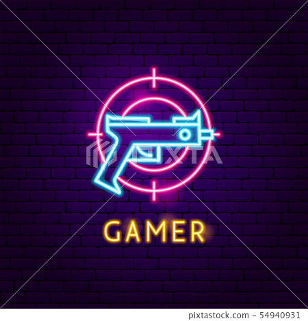 Gamer Neon Label Gamer Neon Label 54940931
