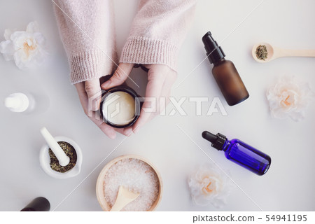 Beauty cosmetic skincare background 54941195