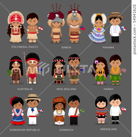 People in national dress. 54941628