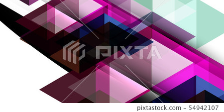 Abstract triangle pattern, colorful backdrop. Presentation template. Modern textured shape. Trendy Abstract triangle pattern, colorful backdrop. Presentation template. Modern textured shape. Trendy 54942107