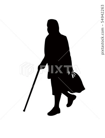 a woman body silhouette vector 54942263