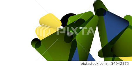 Triangle geometric background in trendy style on light background. Retro vector illustration Triangle geometric background in trendy style on light background. Retro vector illustration 54942573