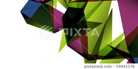 Flyer on white backdrop. Simple design background. Retro style background 54942576